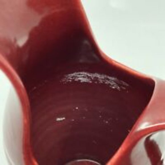 Vintage  Camark Pottery Red Ewer Jug Made in USA - Picture 6 of 12